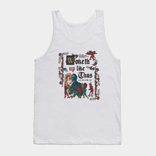 Woke Up Like This - funny retro vintage English history Tank Top